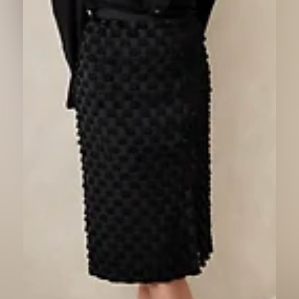 New Banana Republic JACQUARD KNEE-LENGTH SKIRT